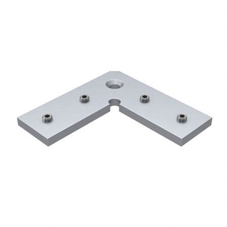 30x80 Oval Glass Channel Profile 90� Corner Connection Kit